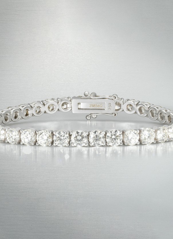 Tennis Bracelet 39pcs WG