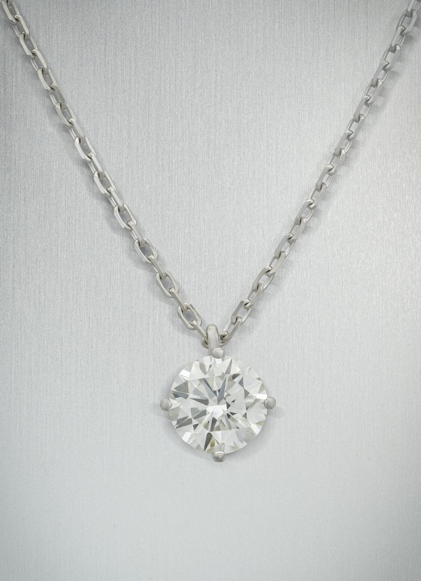 PENDANT ROUND DIAMOND 1-1.28 CT