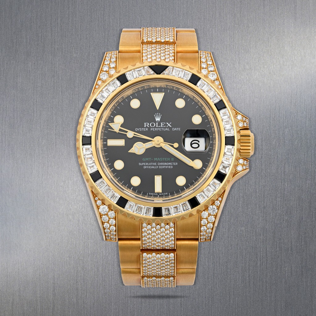 ROLEX GMT MASTER II YELLOW GOLD