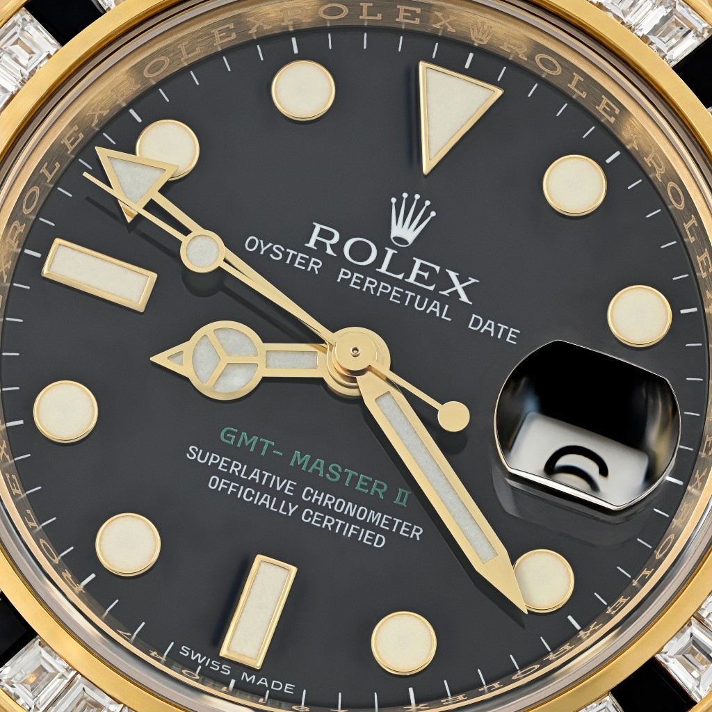 ROLEX GMT MASTER II YELLOW GOLD